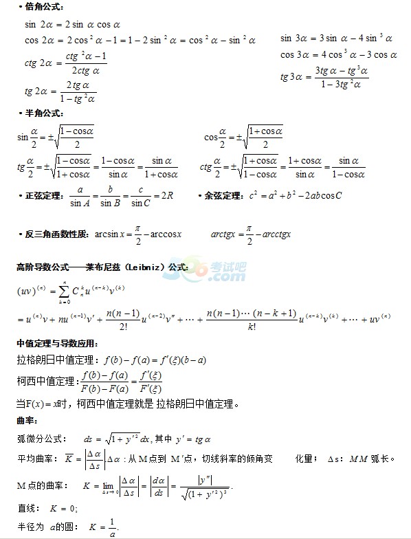 2017˸߿ߵȔ(sh)W(xu)֪R(2)